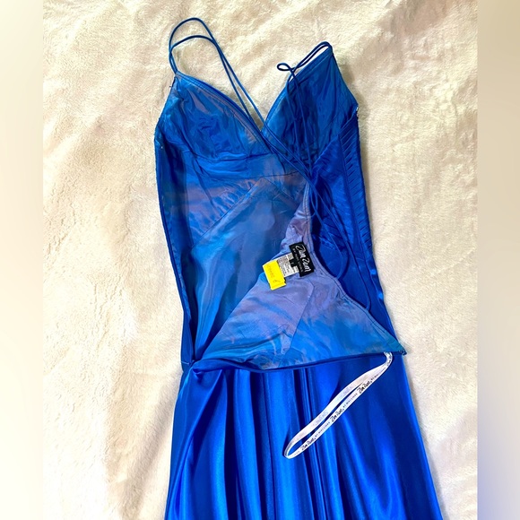 Royal blue prom dress / evening gown - Picture 6 of 11